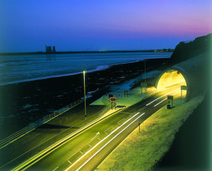 Ramsgate-Harbour-Approach-Road-Tunnel-at-night